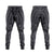 New Zealand Taiaha Maori Jogger Pants Minimalist Silver Fern All Black - Polynesian Pride