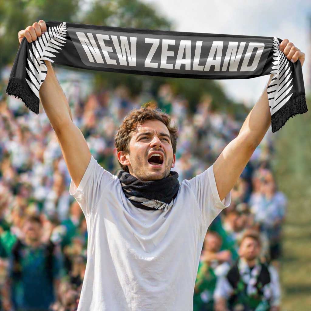 New Zealand World Football 2026 Soccer Scarf National Pride Never Stops LT9 - Polynesian Pride