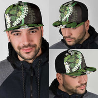 Omaomao Aloha Hawaii Lei Mesh Trucker Cap Tropical Flowers Elegant Vibe - Polynesian Pride