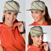 Omaomao Aloha Hawaii Snapback Cap Rosebud Lei With Palaka Motif - Polynesian Pride