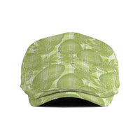 Omaomao Hawaii Breadfruit Palaka Motifs Jeff Hat LT14 Green - Polynesian Pride