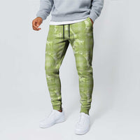 Omaomao Hawaii Breadfruit Palaka Motifs Jogger Pants LT14 - Polynesian Pride