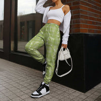 Omaomao Hawaii Breadfruit Palaka Motifs Jogger Pants LT14 - Polynesian Pride