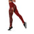 Oxblood Bird of Batik Papua Leggings Exotic Natural Wealth of Papua - Polynesian Pride