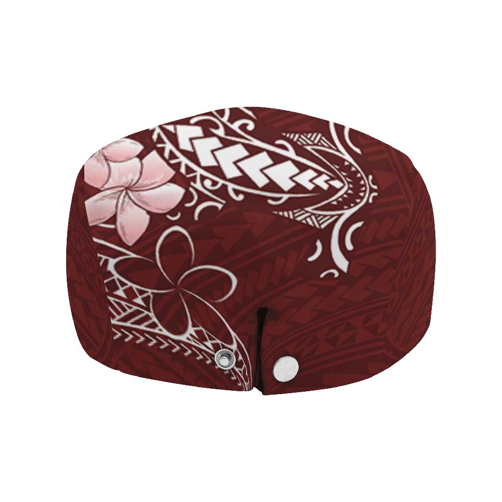 Oxblood Hawaii Jeff Hat Hammerhead Shark Tattoo Curve Polynesian LT14 - Polynesian Pride