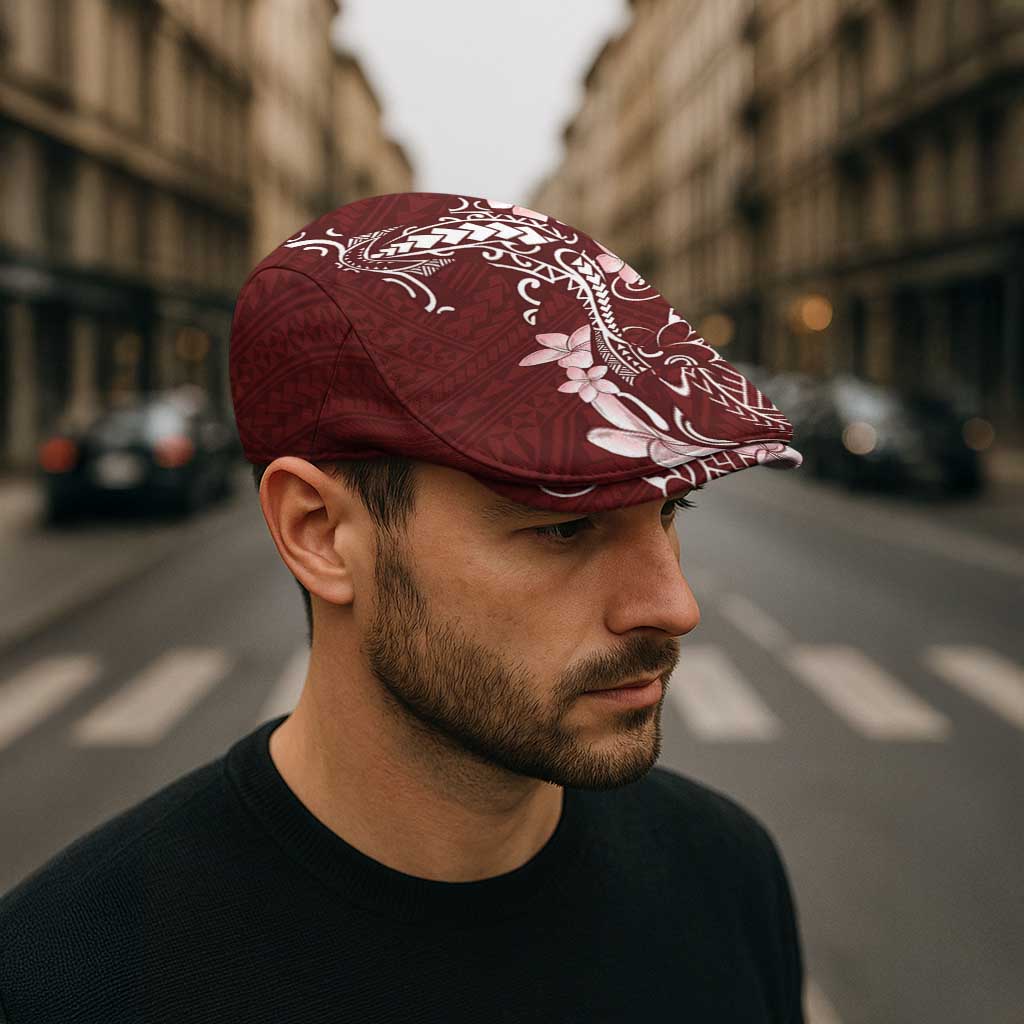Oxblood Hawaii Jeff Hat Hammerhead Shark Tattoo Curve Polynesian LT14 - Polynesian Pride