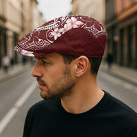 Oxblood Hawaii Jeff Hat Hammerhead Shark Tattoo Curve Polynesian LT14 - Polynesian Pride