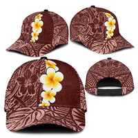 Oxblood Tropical Plumeria With Galaxy Polynesian Art Classic Cap LT14 - Polynesian Pride