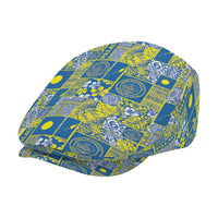 Palau Ungil Kurismas Jeff Hat Pacific Patchwork Xmas Vibes - Polynesian Pride