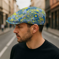 Palau Ungil Kurismas Jeff Hat Pacific Patchwork Xmas Vibes - Polynesian Pride