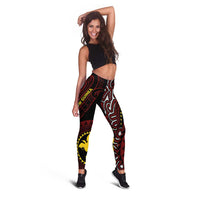 Papua New Guinea Oro Tapa Motif Leggings Special