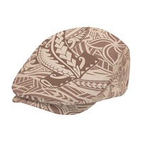Pastel Brown Gradient Polynesia Jeff Hat Hawaiian Tribal Hammerhead Shark Tattoo - Polynesian Pride