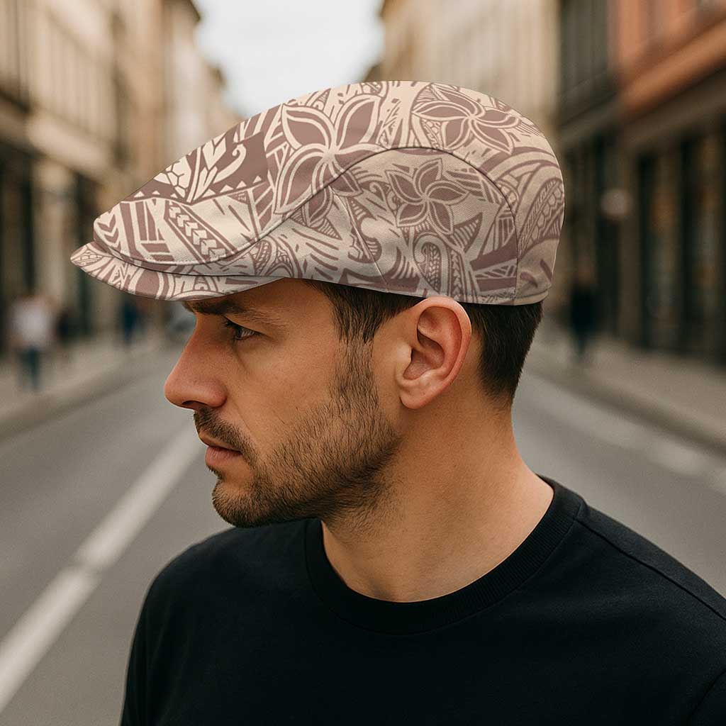 Pastel Brown Gradient Polynesia Jeff Hat Hawaiian Tribal Hammerhead Shark Tattoo - Polynesian Pride