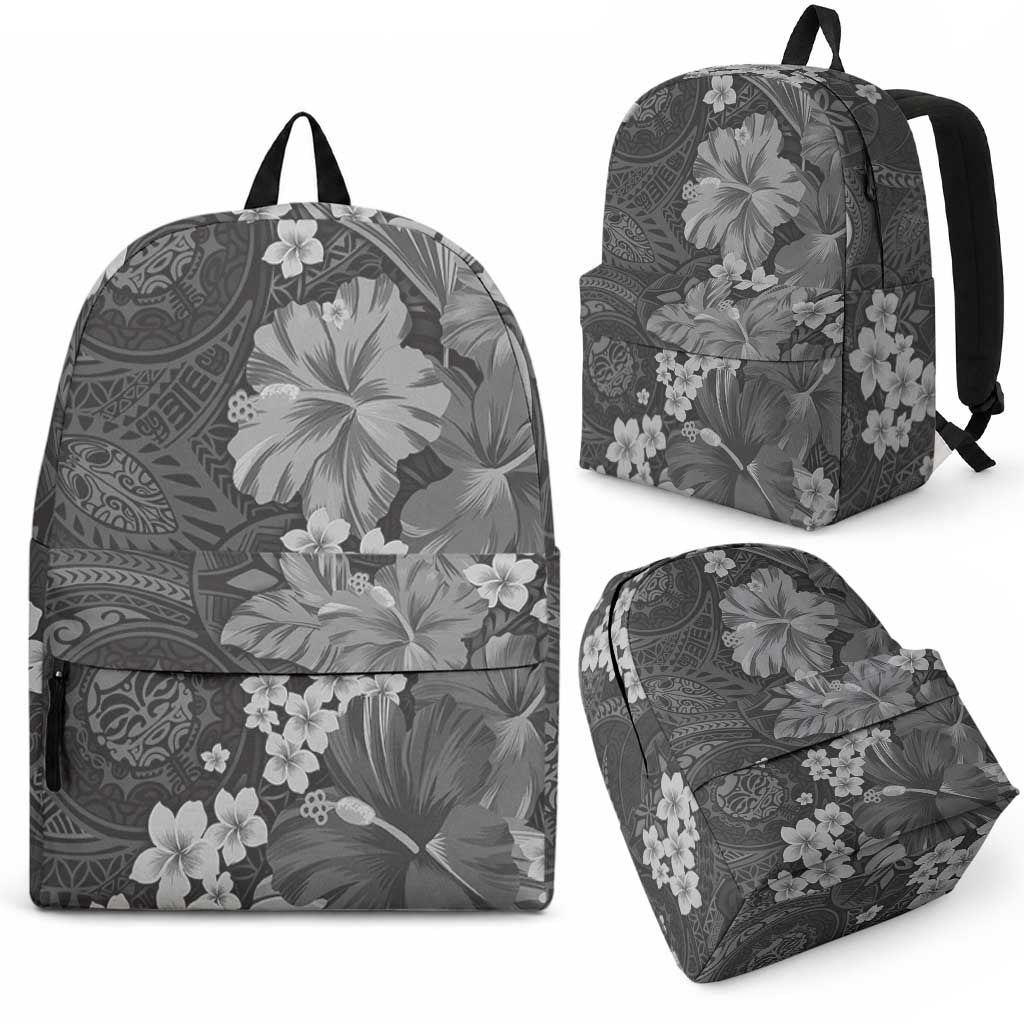 Pauli Hawai'i Hibiscus Backpack Polynesian Tribal Tattoo Pattern Floral Elements LT9 - Polynesian Pride