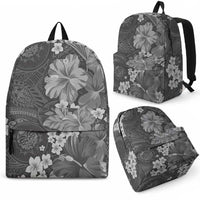 Pauli Hawai'i Hibiscus Backpack Polynesian Tribal Tattoo Pattern Floral Elements LT9 - Polynesian Pride