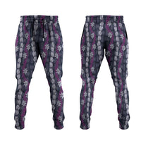 Pikake Maile Tiare Lei Jogger Pants Poni Lauhala Pattern