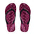Pink Aloha Hawaii Flip Flops Hawaiian Kakau Ohia Lehua Lei - Polynesian Pride