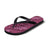 Pink Aloha Hawaii Flip Flops Hawaiian Kakau Ohia Lehua Lei - Polynesian Pride
