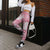 Pink Aloha Hawaii Jogger Pants Monstera Hibiscus Plumeria Seamless Vibes - Polynesian Pride