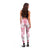 Pink Aloha Hawaii Leggings Monstera Hibiscus Plumeria Seamless Vibes - Polynesian Pride