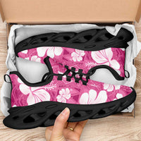 Pink Bula Fiji Masi Hibiscus Seamless Clunky Sneakers