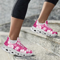 Pink Bula Fiji Masi Hibiscus Seamless Clunky Sneakers