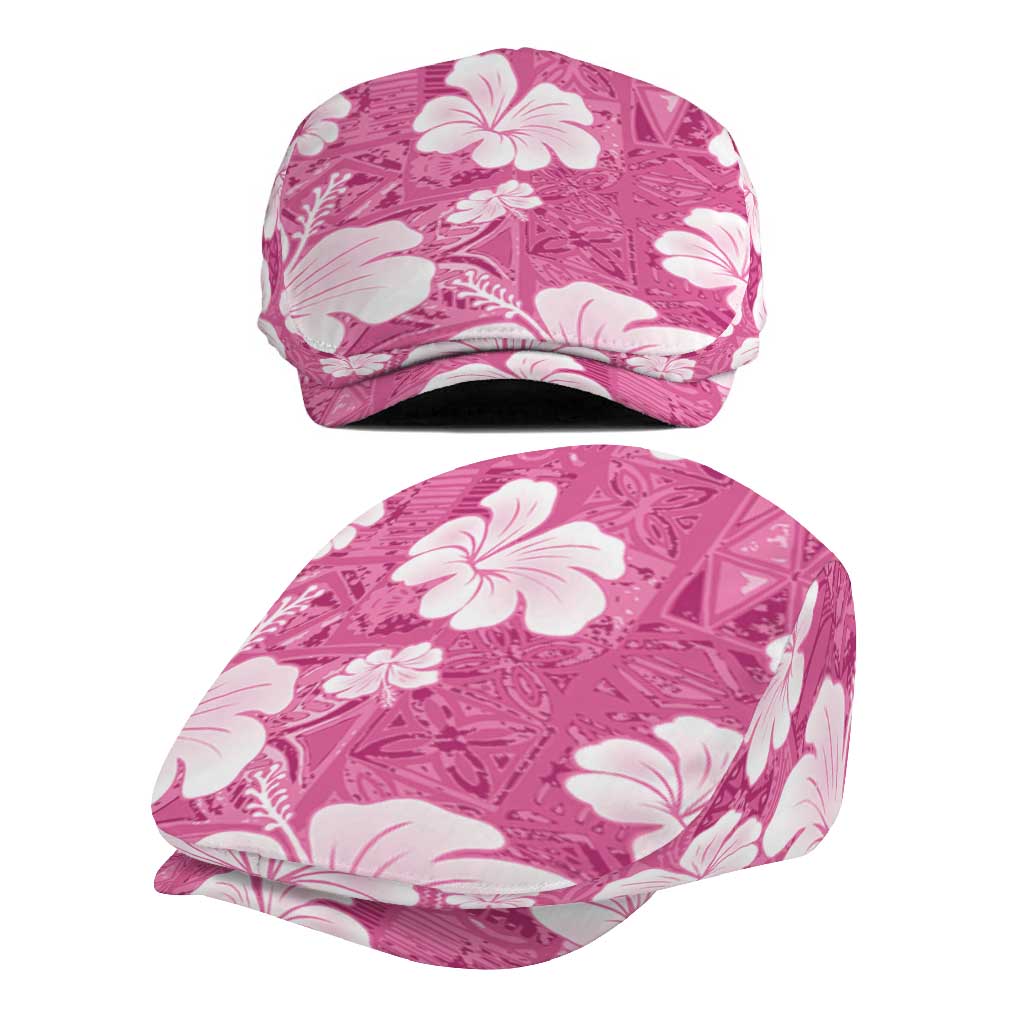 Pink Bula Fiji Masi Hibiscus Seamless Jeff Hat