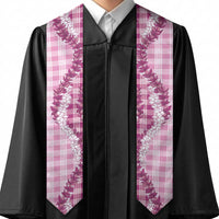 Pink Hawaii Palaka Graduation Stole Hawaiian Honohono Lei LT05 - Polynesian Pride