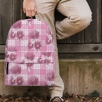Pink Palaka Hawaii Backpack Hawaiian Lehua Blossoms LT05 - Polynesian Pride