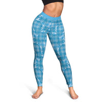 Polu Hawaii Breadfruit Palaka Motifs Leggings LT14 - Polynesian Pride
