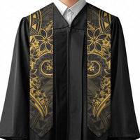 Polynesian Sunset Plumeria Graduation Stole Gold Polynesian Tattoo LT05 - Polynesian Pride