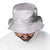 Polynesian Tribal Plumeria Lotu Tamaiti Bucket Hat Pastel Mauve - Polynesian Pride