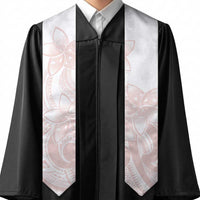 Polynesian Tribal Plumeria Lotu Tamaiti Graduation Stole Pastel Blush - Polynesian Pride