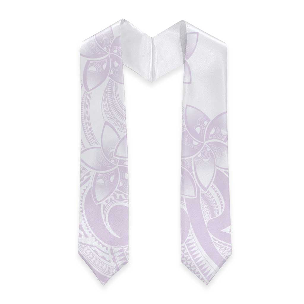 Polynesian Tribal Plumeria Lotu Tamaiti Graduation Stole Pastel Mauve LT9 - Polynesian Pride