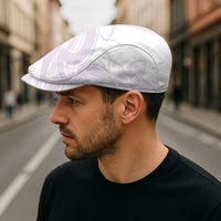 Polynesian Tribal Plumeria Lotu Tamaiti Jeff Hat Pastel Mauve - Polynesian Pride
