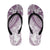 Polynesian Tropical Flowers Purple Pastel Vibes Flip Flops - Polynesian Pride
