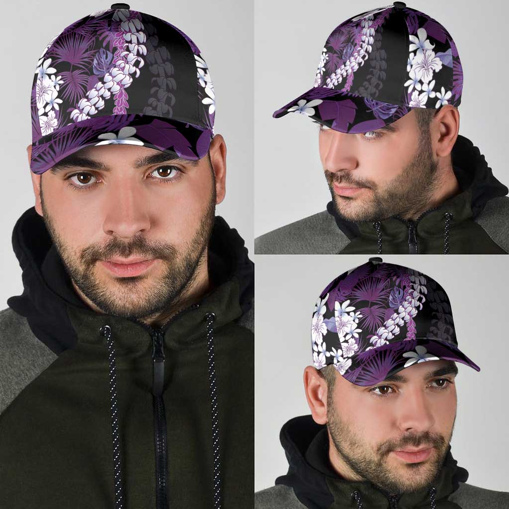 Poni Aloha Hawaii Lei Classic Cap Tropical Flowers Elegant Vibe LT14