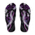 Poni Aloha Hawaii Lei Flip Flops Tropical Flowers Elegant Vibe - Polynesian Pride