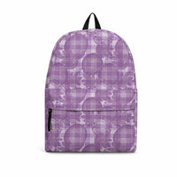 Poni Hawaii Breadfruit Palaka Motifs Backpack LT14 Purple - Polynesian Pride