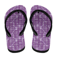 Poni Hawaii Breadfruit Palaka Motifs Flip Flops LT14 - Polynesian Pride