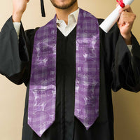 Poni Hawaii Breadfruit Palaka Motifs Graduation Stole LT14 - Polynesian Pride
