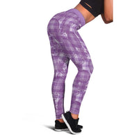 Poni Hawaii Breadfruit Palaka Motifs Leggings LT14 - Polynesian Pride