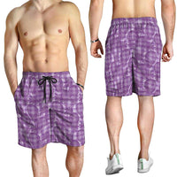 Poni Hawaii Breadfruit Palaka Motifs Shorts for Men LT14 - Polynesian Pride