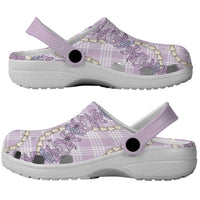Pua Kalaunu Lei Clogs Shoes Palaka Pattern