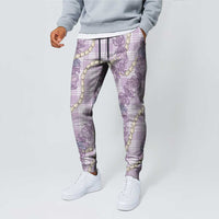 Pua Kalaunu Lei Jogger Pants Palaka Pattern