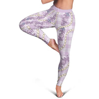 Pua Kalaunu Lei Leggings Palaka Pattern