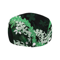 Puakenikeni Maile Lei Jeff Hat Frangipani Green Tropical Leaves