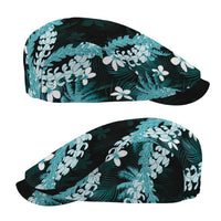 Puakenikeni Maile Lei Jeff Hat Frangipani Turquoise Tropical Leaves