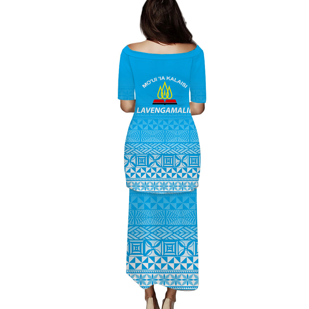 Tonga Lavengamalie College Tongan Pattern Puletaha Dress - LT12