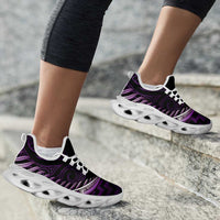 Purple Matariki New Zealand Clunky Sneakers Maori Poutama Galaxy Vibes LT14 - Polynesian Pride